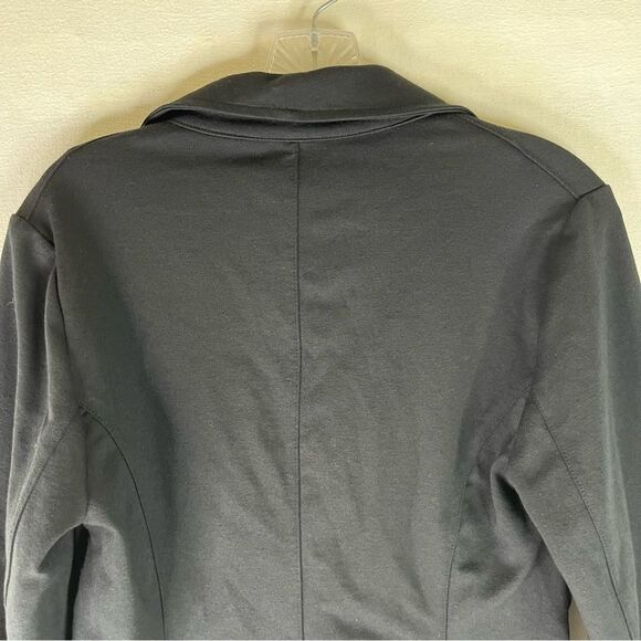Cato Blazer Women’s Black Notched Lapel One Button Business Casual Jacket Small - Picture 6 of 10